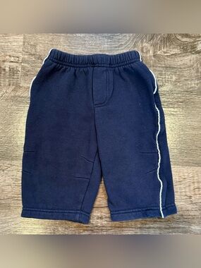Baby Q Navy Blue Vintage Baby Boy Sweatpants 6/9 Months